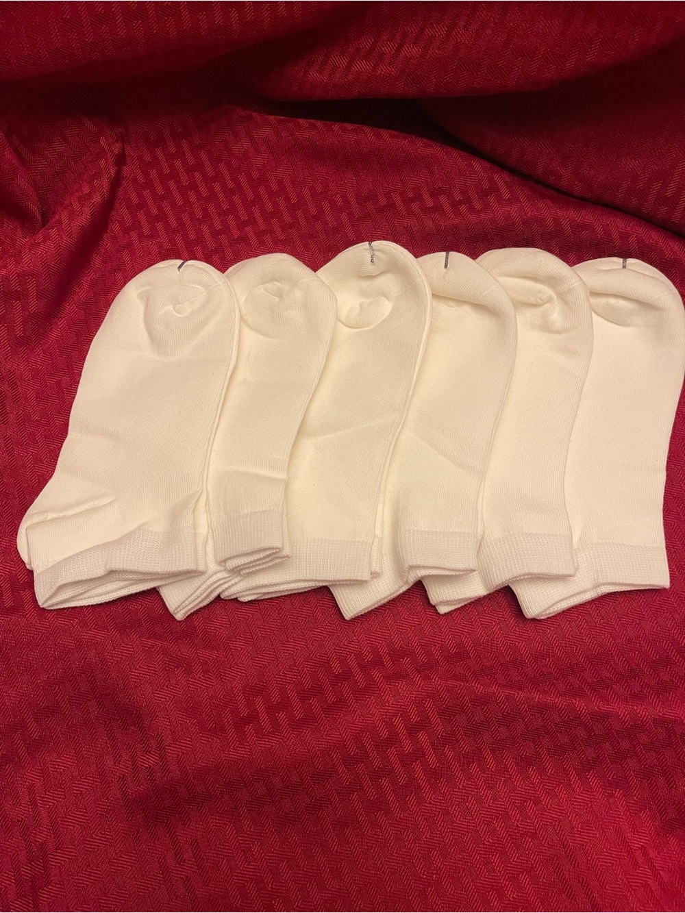 Women’s White No-Show Socks - Pack of 6